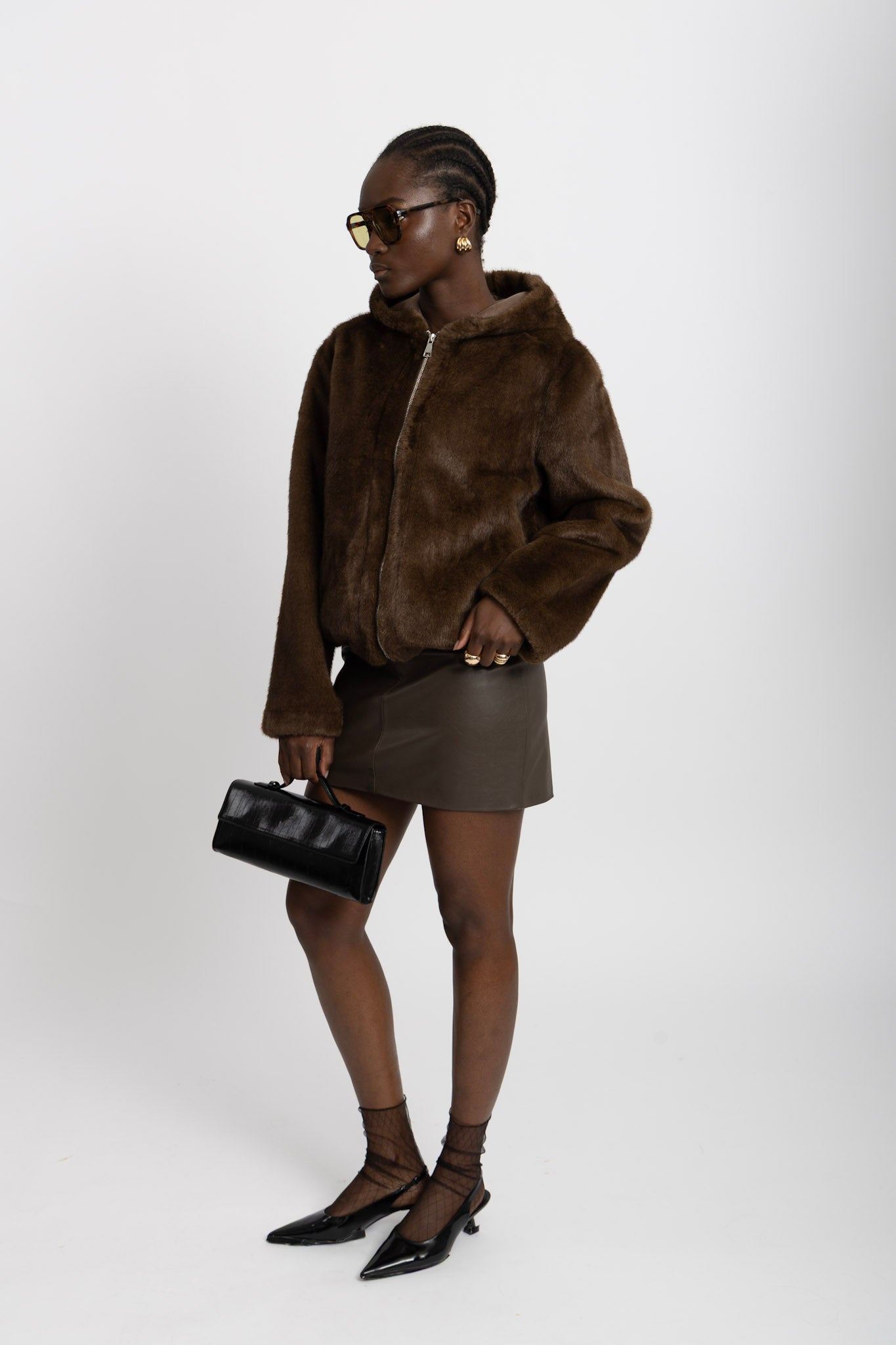 Manteau Fausse Fourrure NIV