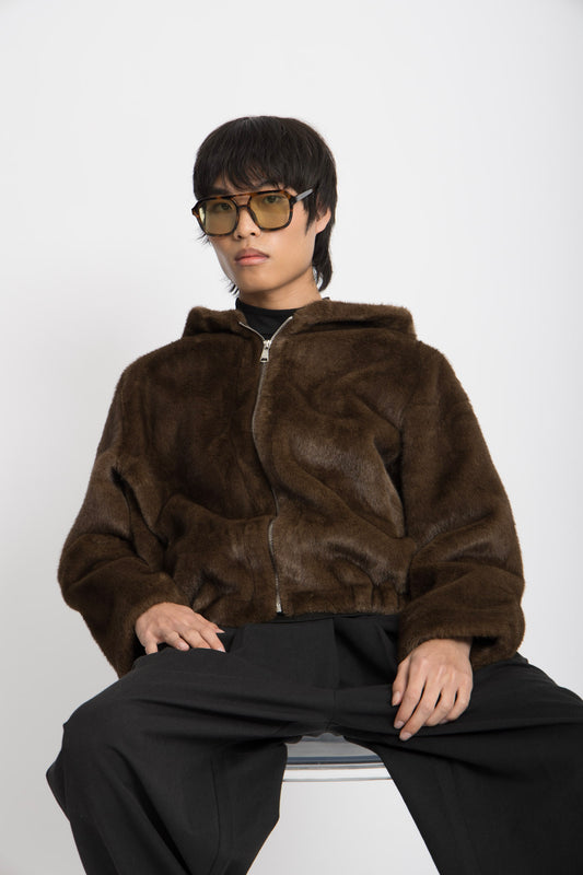 Manteau Fausse Fourrure NIV -