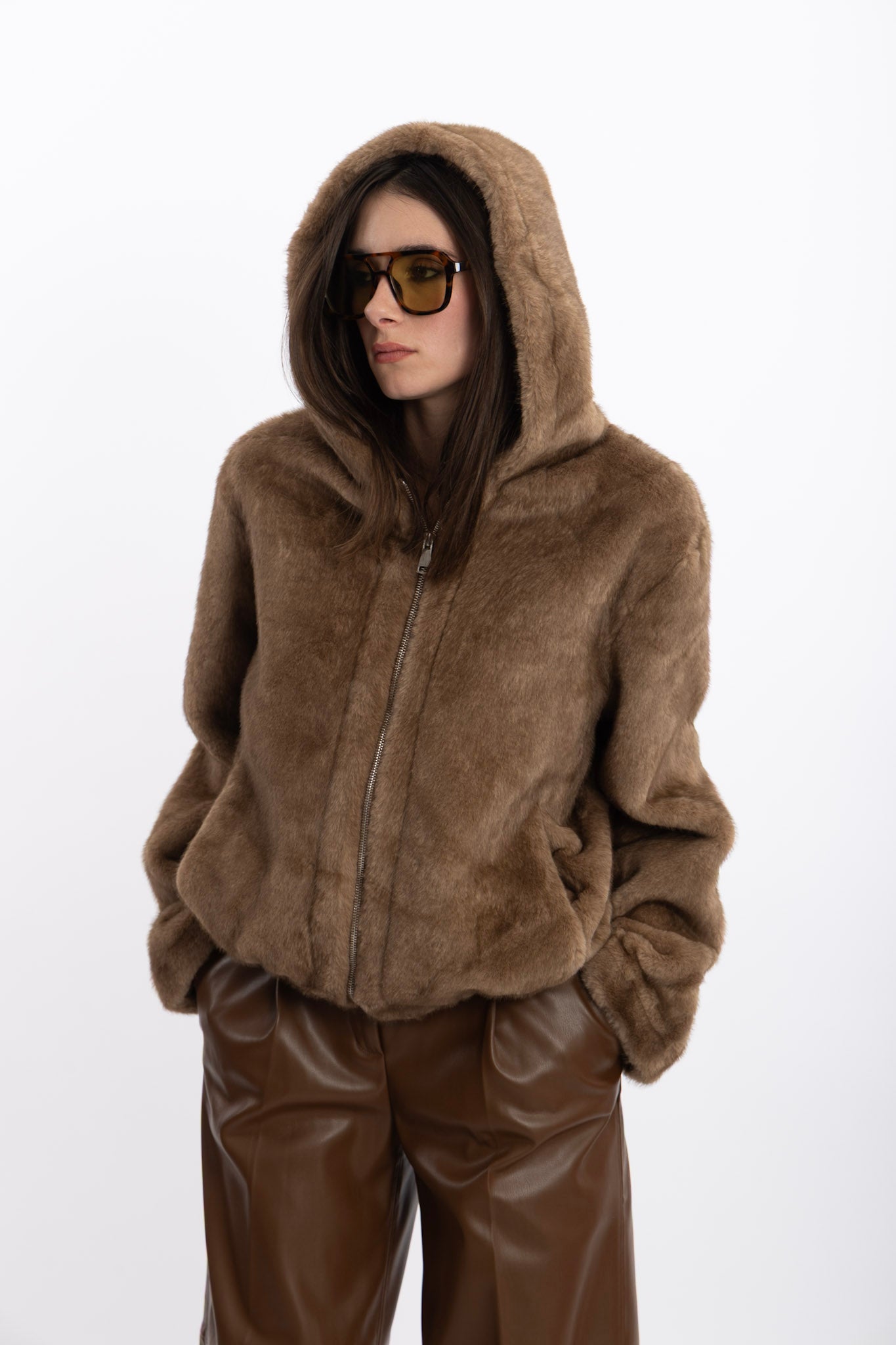 Manteau Fausse Fourrure NIV