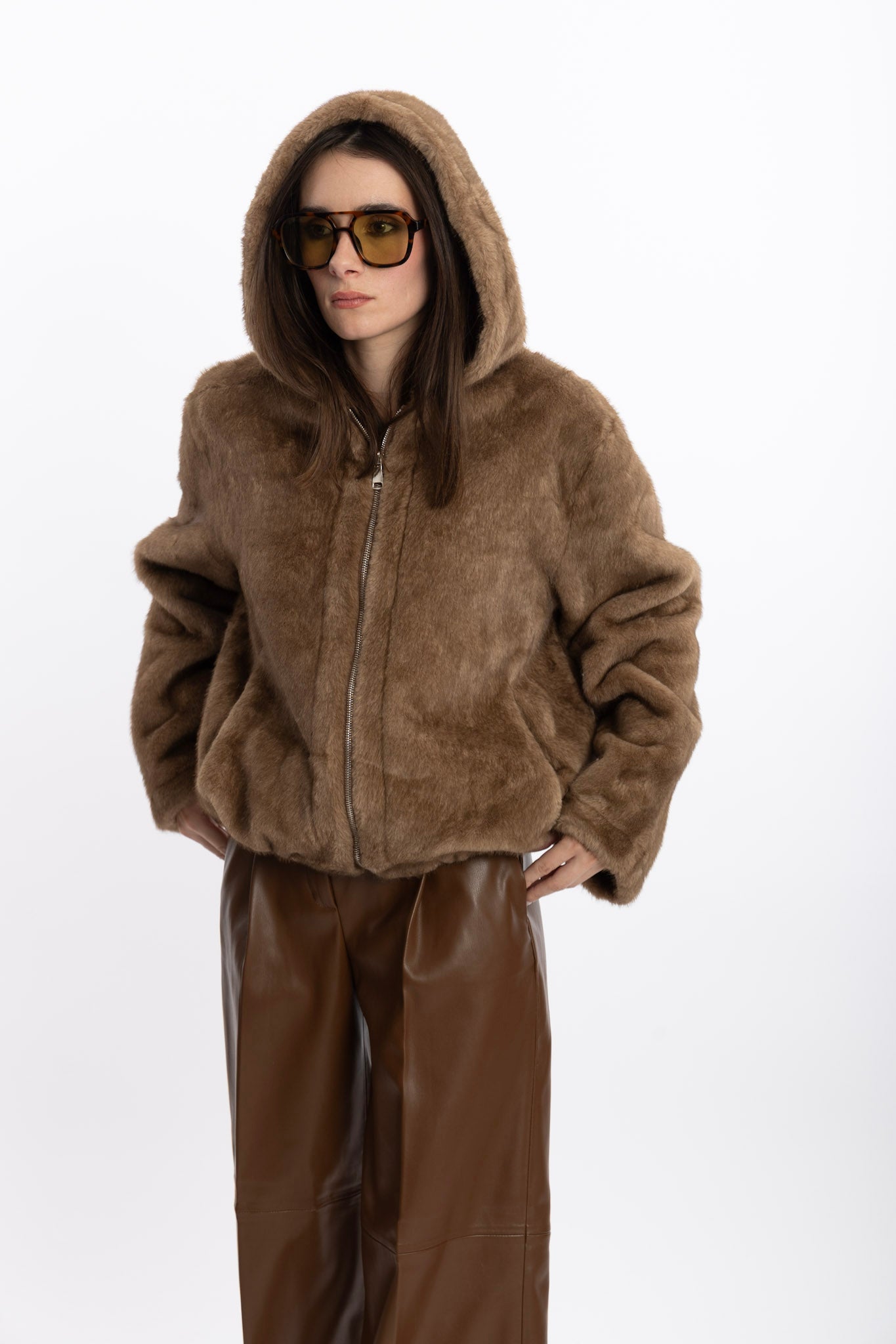 Manteau Fausse Fourrure NIV